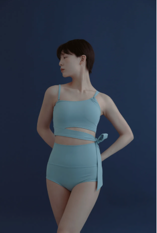 [레브몽] NEW 페르소나 아쿠아민트 BOTTOM 프리미엄 브랜드 폴 요가 웨어 필라테스복 요가복 폴댄스 옷 의상 : ALMOND MARKET