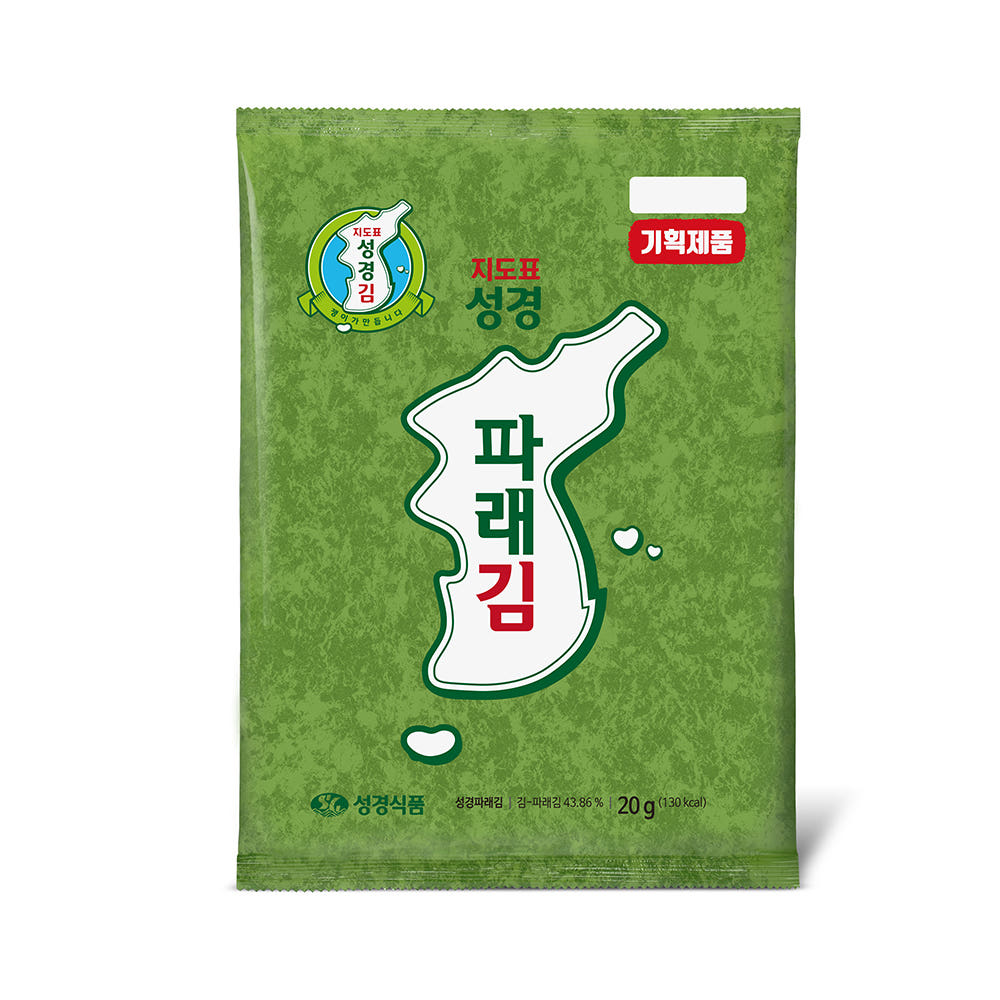 [성경김본사] 파래 전장김 20g, 3개 : 주식회사 성경식품