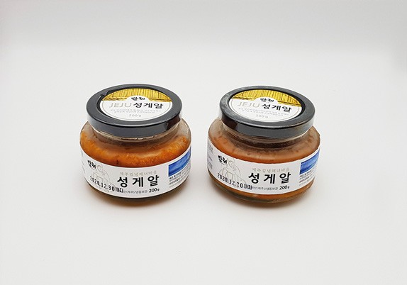 만제 성게알 선물세트(200g  2병) : 김녕해녀마을