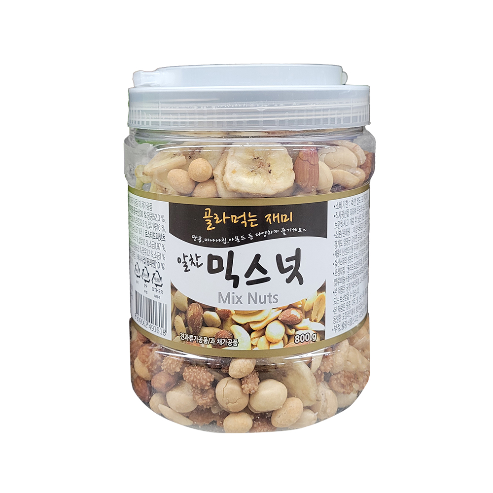 당진종합식품 알찬 믹스넛 800g (8809062491618) : 서울서남부농협하나로마트