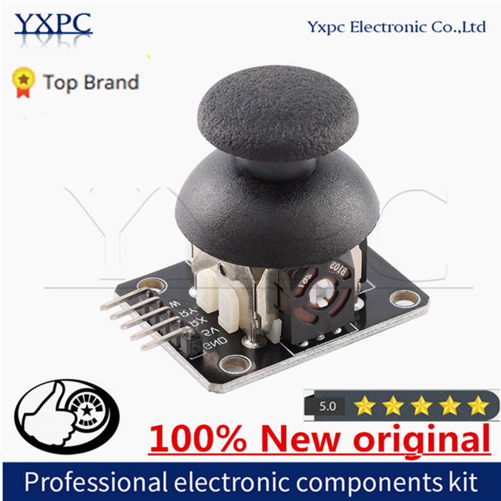 툴앤툴 KY-023 이중 축 XY 조이스틱 모듈, 고품질 PS2 조이스틱 제어 레버 센서, Arduino용 : 은돌몰