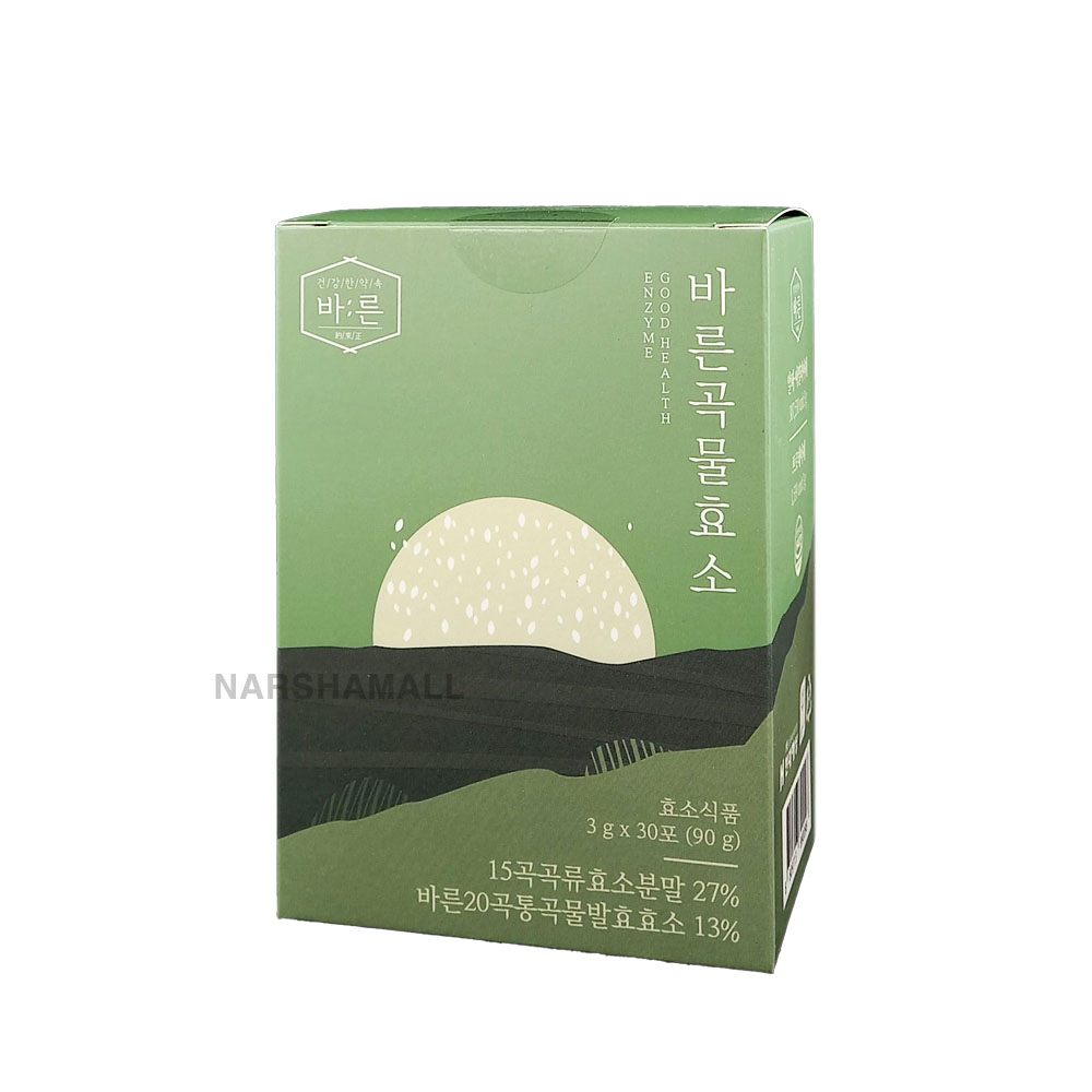 바른곡물효소 3g x 30포 : 주식회사 나르샤