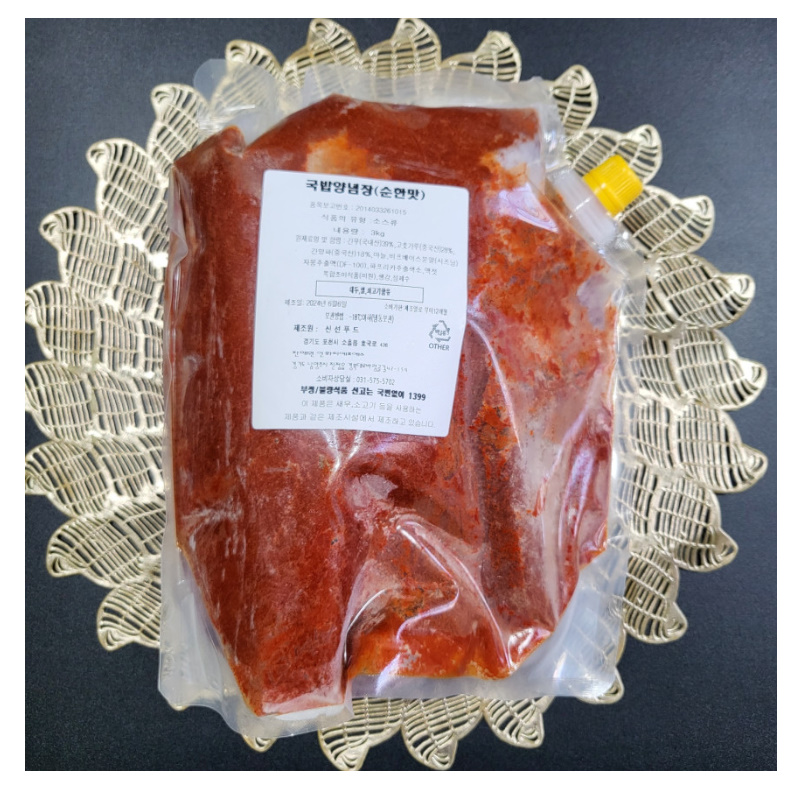 신선푸드 국밥 양념장 다대기 (순한맛) 3kg : 여기집밥