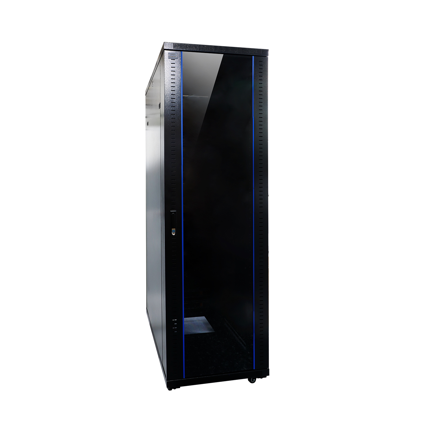 마하링크 ML-S1800G 37U H1800 D1000 W600 서버랙 전면강화유리 : 이레통신