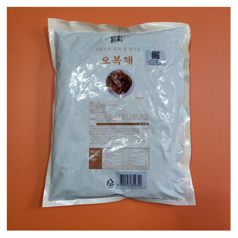 반찬단지 오복채 4kg : 여기집밥