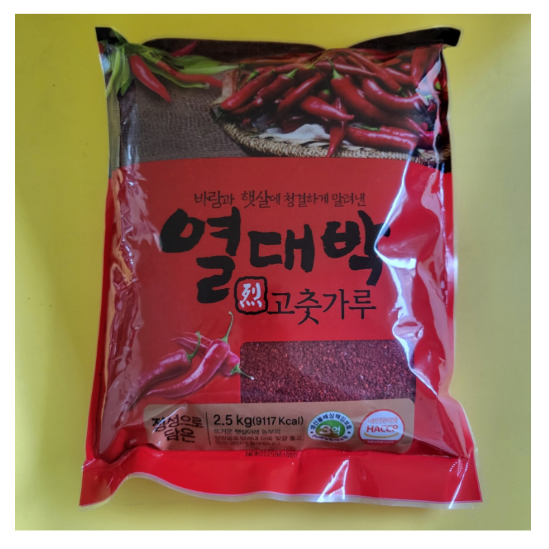 열대박 중국산 김치용 고춧가루 2.5kg : 여기집밥