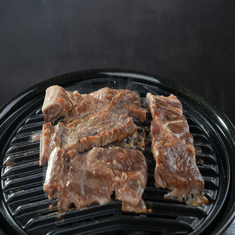 [도자갈] 소 이동 양념구이 1kg (500g, 2팩) 수제양념 캠핑 바베큐 간편 가정식 : 도자갈