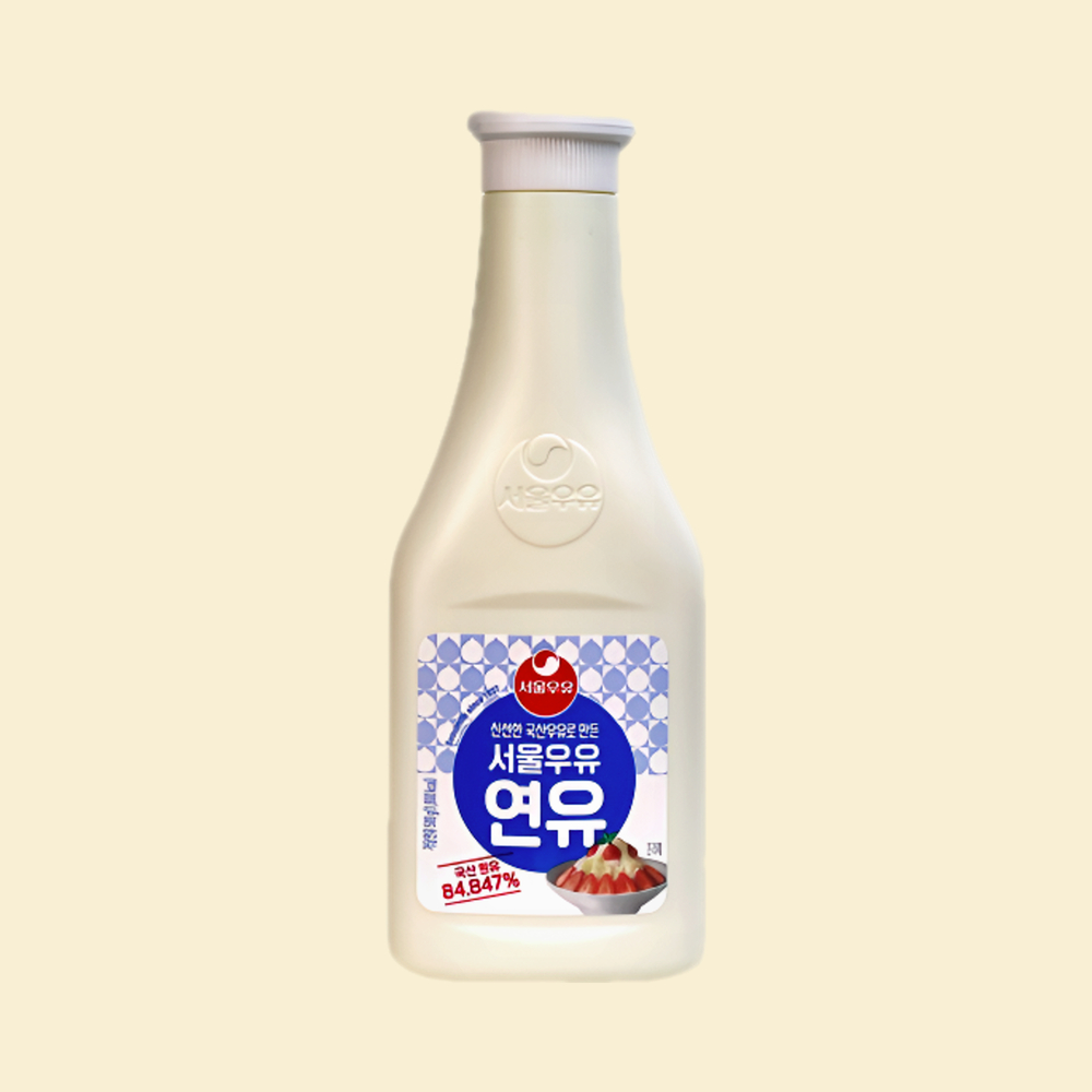 서울우유 연유튜브 500g 20개세트 종이박스포장 빙수 시럽 : 우유청년