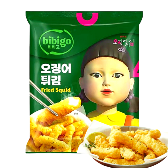 비비고 오징어게임 오징어튀김 180g 간편조리 분식 : 라이프플랫폼