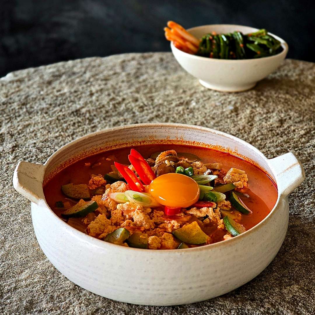 경주더두부 강릉 교동식 짬뽕 순두부찌개 밀키트(2-3인분) : 경주 the 두부