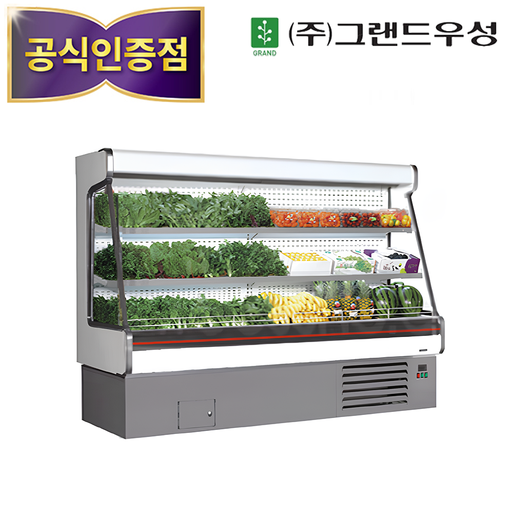 신형 우성 간냉식 세미 다단 내치형 청과/야채 쇼케이스 마트 업소용 정품 : 위소베이트