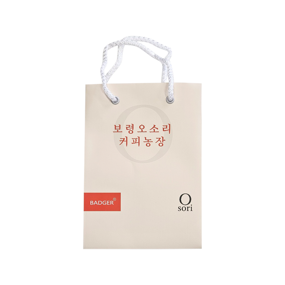 쇼핑백 : 보령오소리커피농장