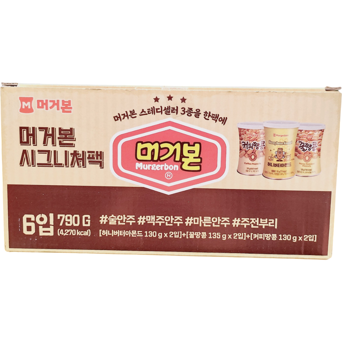머거본 시그니처팩 790g / 아몬드 땅콩 : 로씨네 슈퍼마트