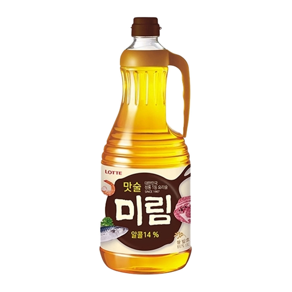 롯데 미림 맛술1.8Lx6개 1박스 요리술 고기생선 잡내제거 감칠맛 찜요리 업소용 : 행운유통몰