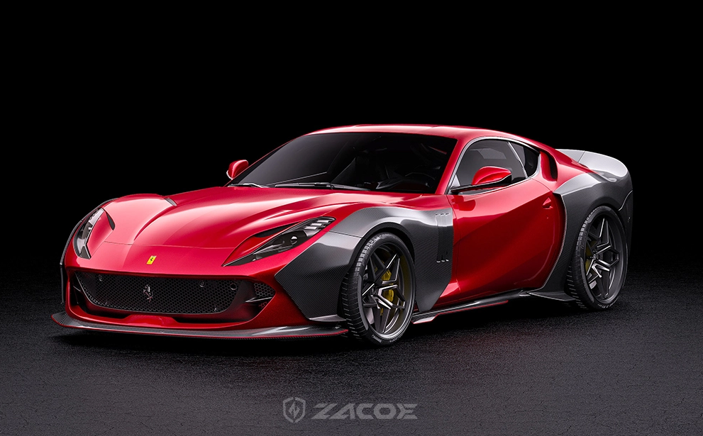 페라리 812 SUPERFAST , GTS 카본 와이드바디킷 풀세트 ZACOE 자코에 : 파츠보이 PARTSBOY