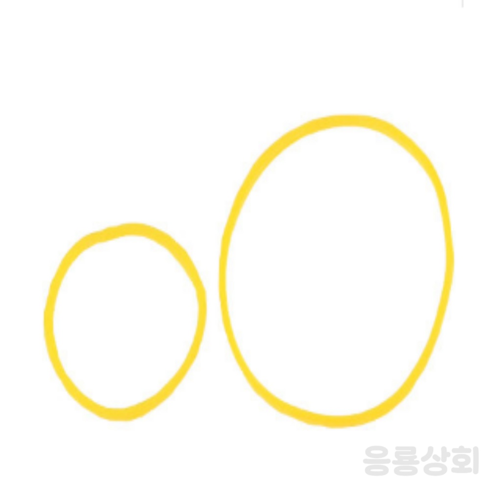 응룡상회 대량 고무밴드 1kg 밴드고무줄 노랑고무줄 : 가성비제품추천몰