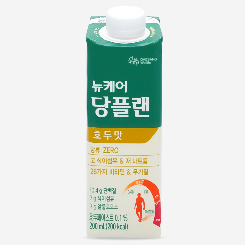 영양식 뉴케어 당플랜 호두맛 200ml 대상웰라이프 당뇨 당류 제로 식이섬유 비타민 : 주식회사 필즈