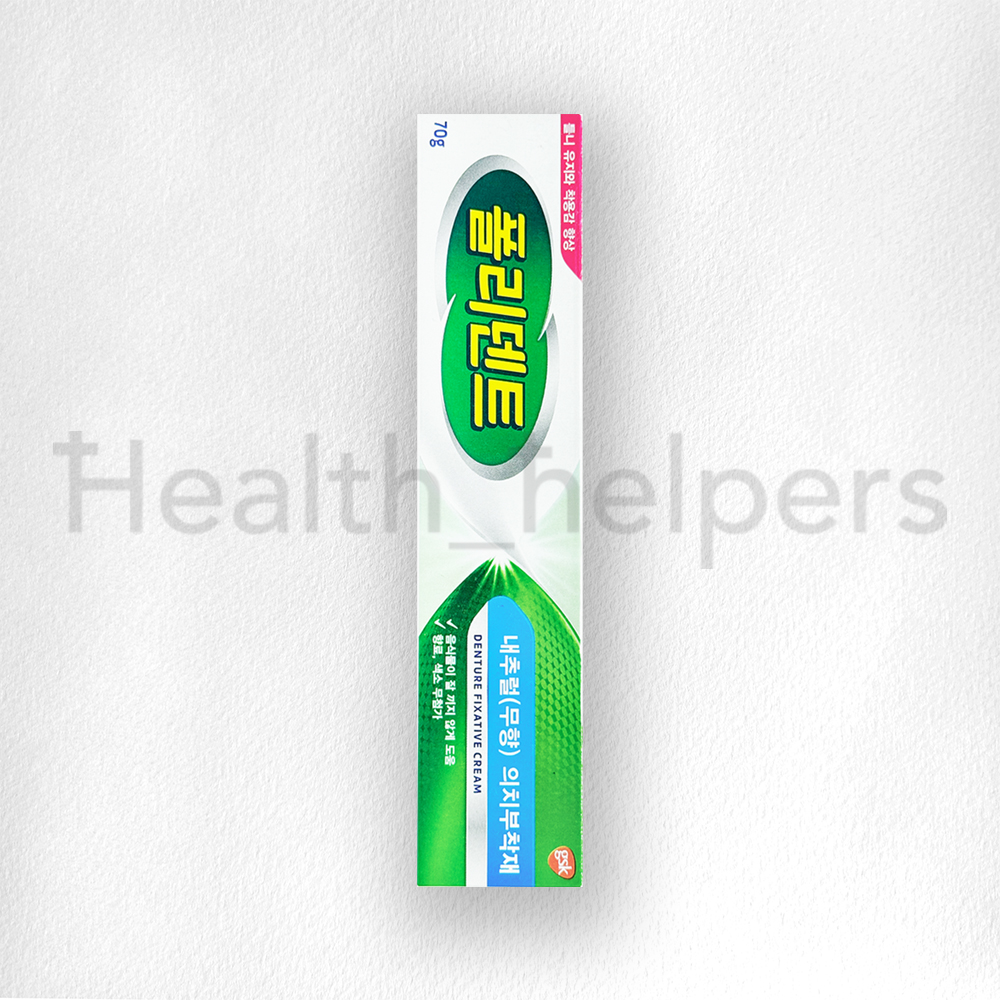 폴리덴트 내추럴 무향 의치부착재 70g 틀니부착재 : 헬스헬퍼스