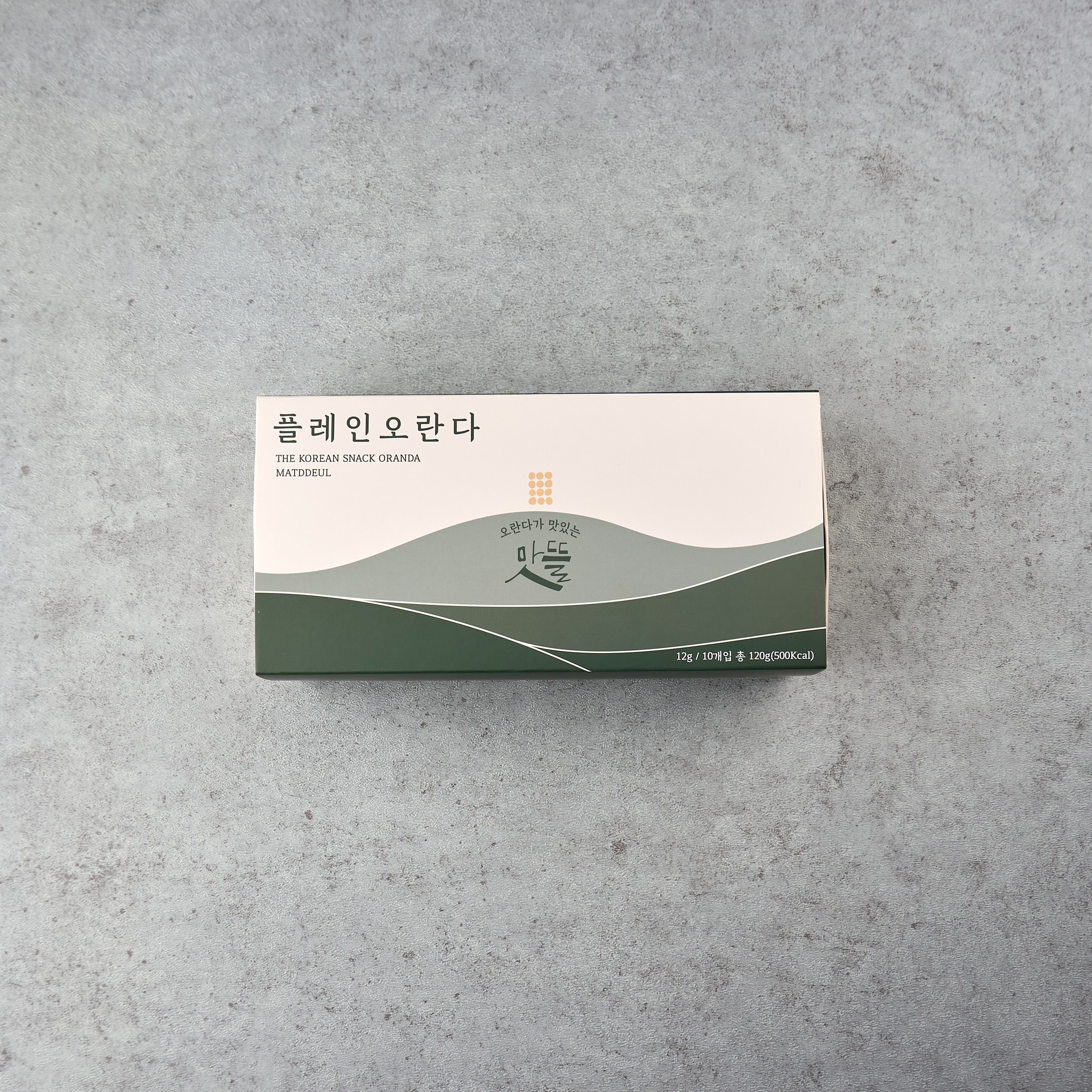 맛뜰 한입 미니 오란다 10개입 박스포장 무설탕 무방부제 수제강정 회사 간식 : 맛뜰