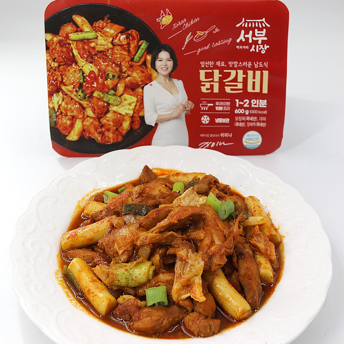 간편함과 풍미가 함께하는 새로운 경험 서부시장 닭갈비 (밀키트 500g X 4팩) : 화정동서부시장 협동조합