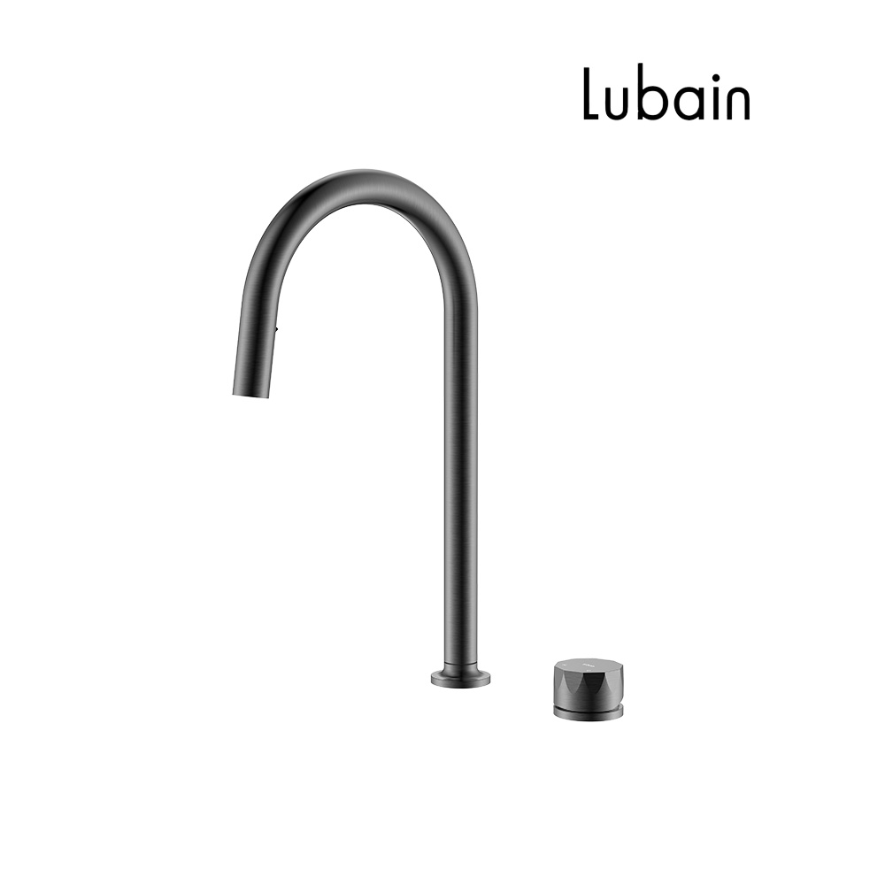 루바인 Lubain 토브 KT09BH 블랙헤어라인 투홀 주방수전 : 오로바스