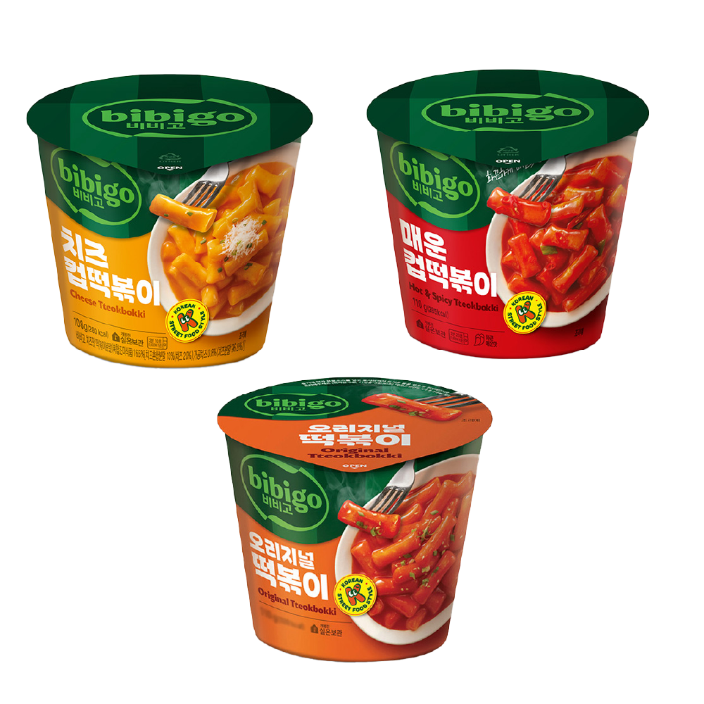 비비고 컵 떡볶이 오리지널 치즈 매운 3개 : 더 좋은 삶 연구소