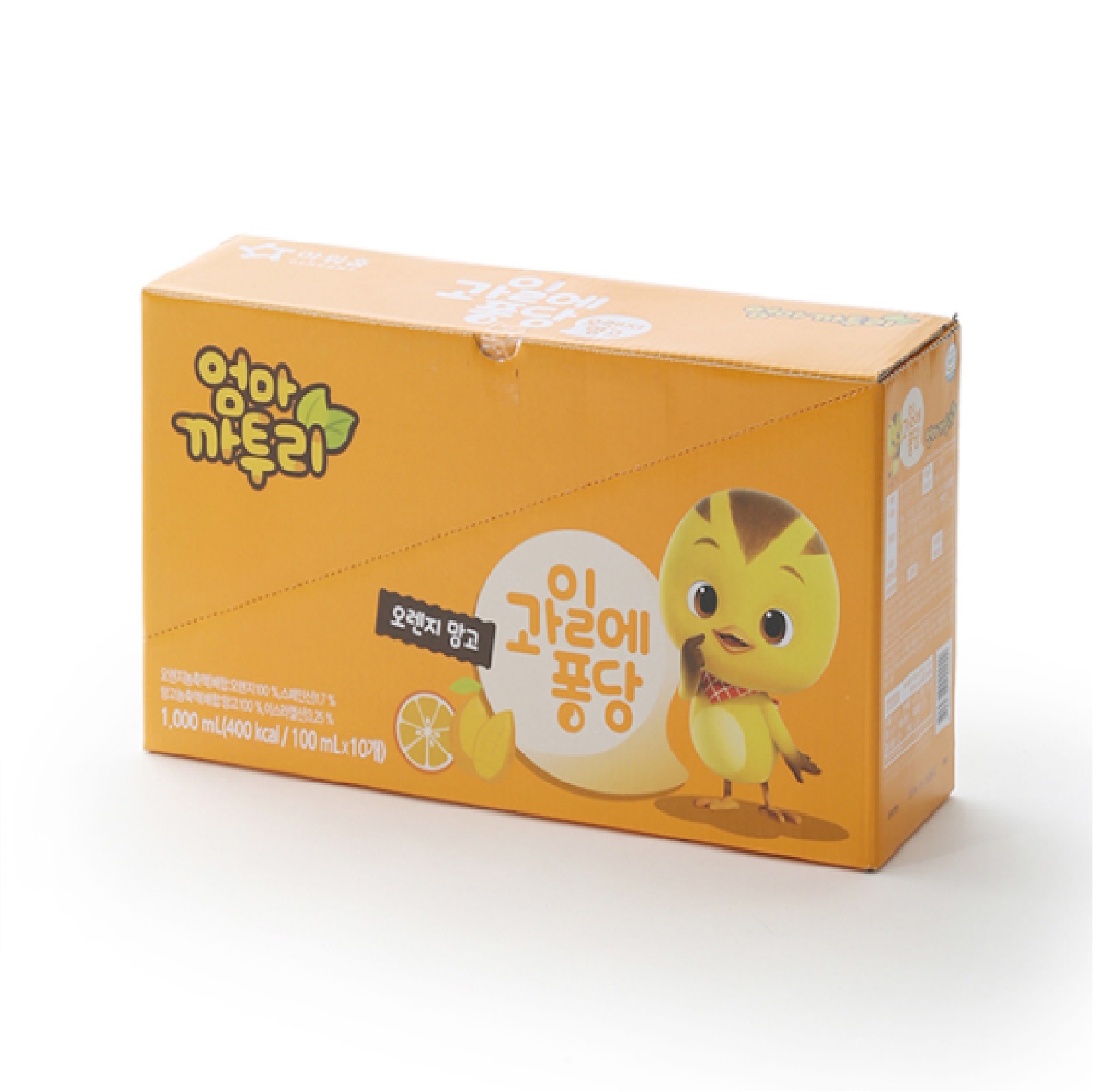 엄마까투리 과일에 퐁당 오렌지망고 100ml x 10개 : 그린푸드마켓