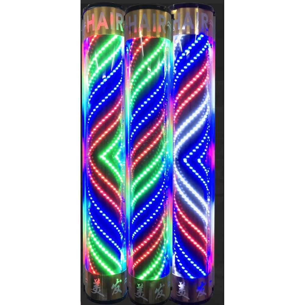 실 LED 원통 모델 75X20레드그린네이비K 싸인볼 실버 벽걸이형 헤어샵... 조명 전등 이발소 미장원 75X20레드그린네이비K 정부표준배치 : 세봉지