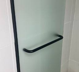 화장실 샤워부스 유리문손잡이 욕실 유리문 타올바손잡이 A타입-크롬유광 22x450x50mm : 남선하드웨어금속