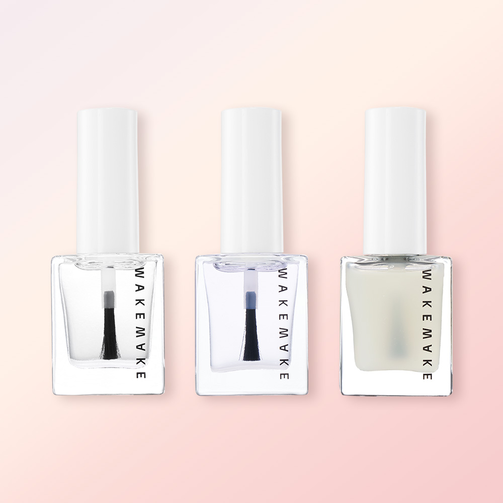 웨이크메이크 네일건 탑 앤 베이스코트(베이스/젤탑/매트탑) 8ml : 웨이크메이크
