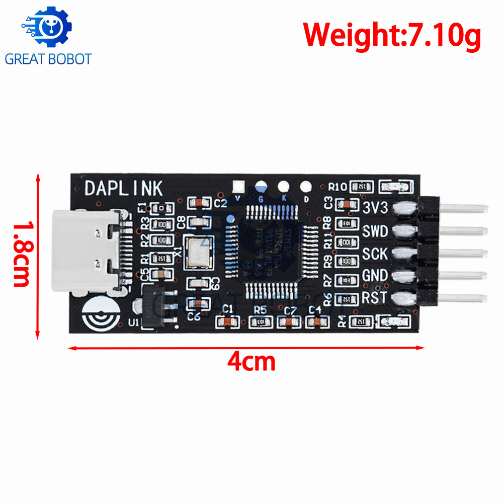 JLINK 하이퀄리티 STM32 버너 ARM 다운로더 DAPLINK 에뮬레이터 BS 대체 : 토탈이커13