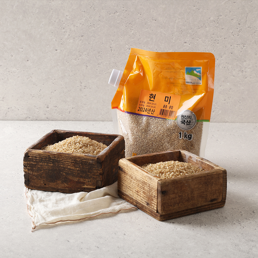 내린천 현미 1kg : 기린농협 가공사업소