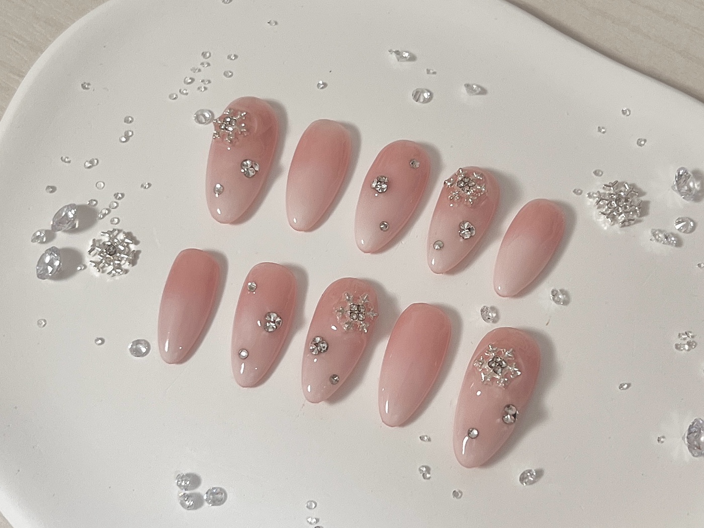 [수제네일팁] 스노우 모먼트❄ : 쭈네일 JJUUU Nail