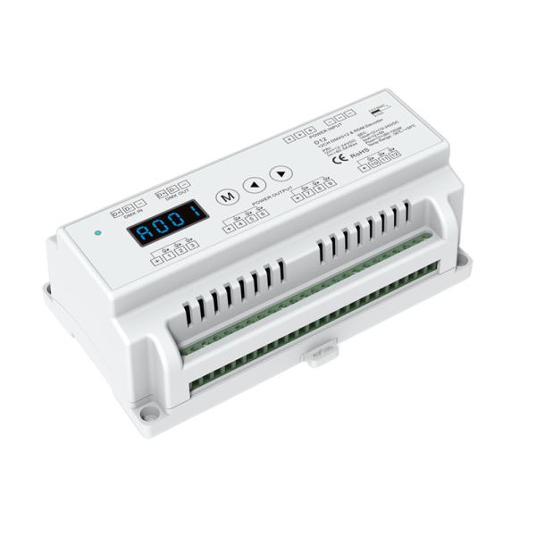 RGB LED 스트립 DC12-24V 디지털 튜브 디스플레이, 12 채널 DMX512 및 RDM 정전압 디코더, 조광기 : 무역의길 인터내셔널