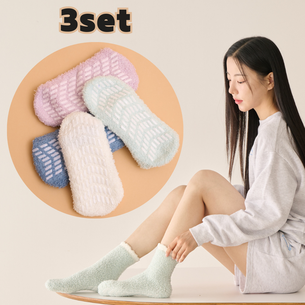 뽀송뽀송 꽁아 수면양말 : 꽁아마켓