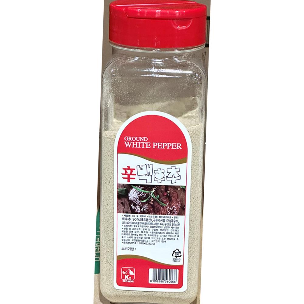 백후추 분 서원 하나 fr 450g x20 식자재 업소용 식재료 식당용 대용량 단체 급식용 : 바르다푸드몰