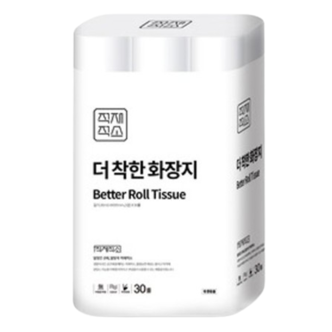 적재적소 더 착한 화장지 3겹 30m 30롤 : 루피네집