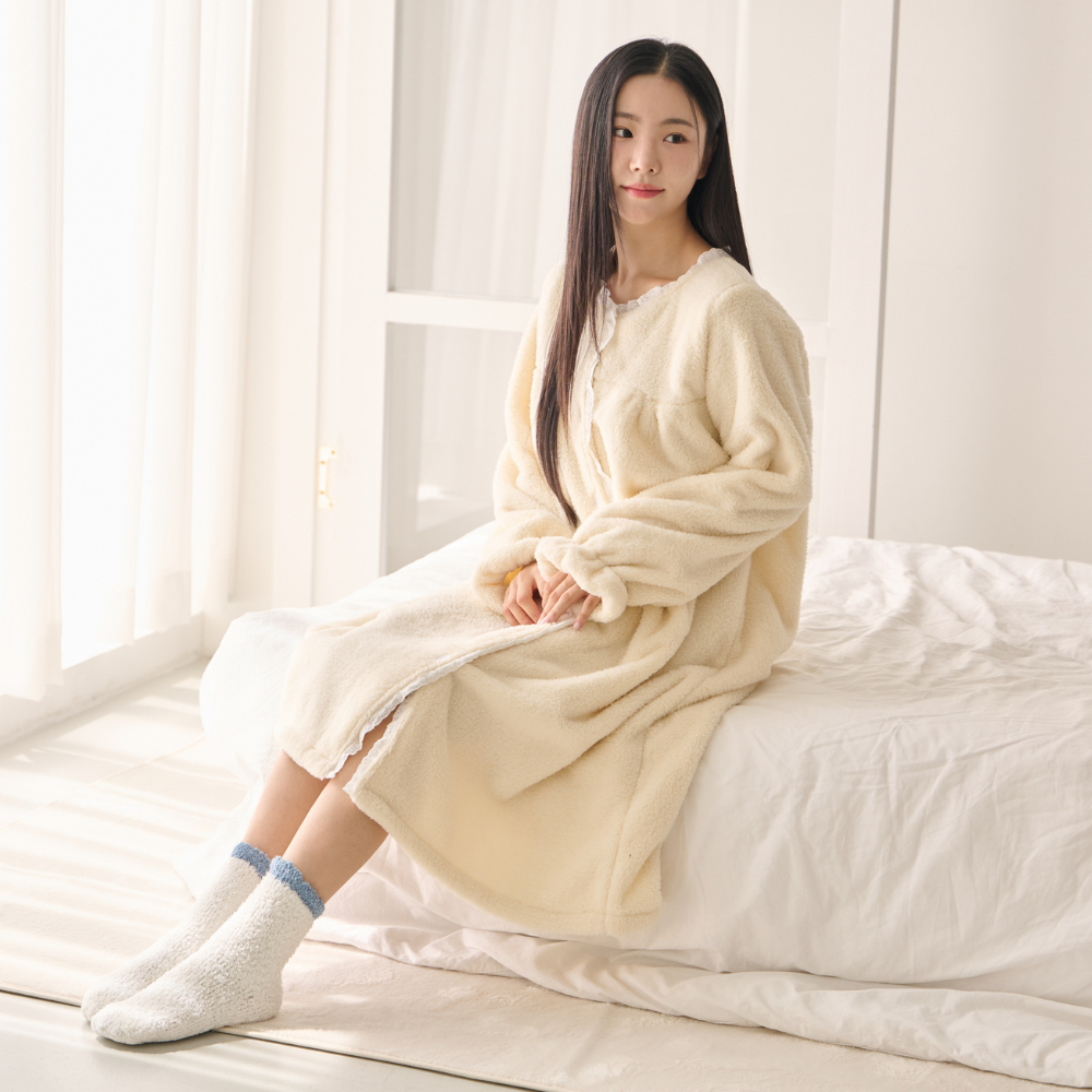 뽀송뽀송 꽁아 수면양말 : 꽁아마켓