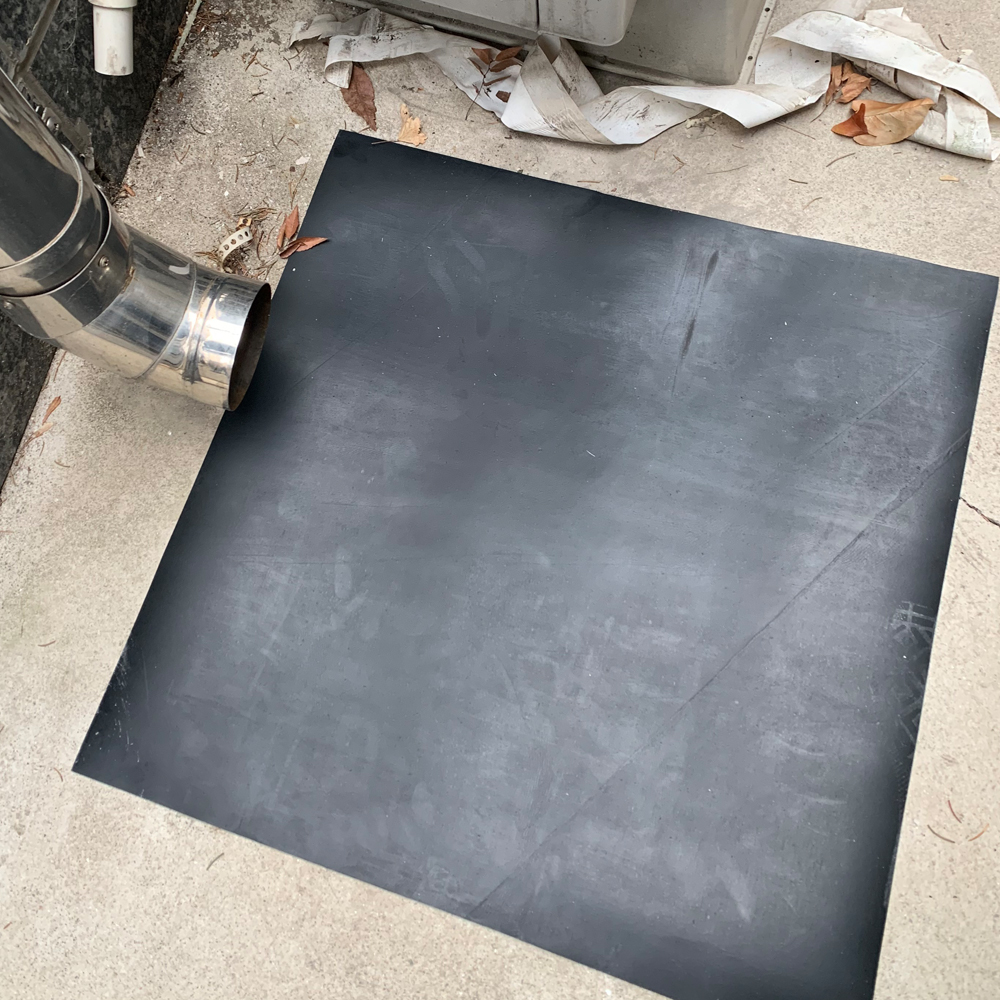 고무판 주유소 맨홀덮개 하수구 냄새차단 두께3.2mm 60x50cm : 도매판다