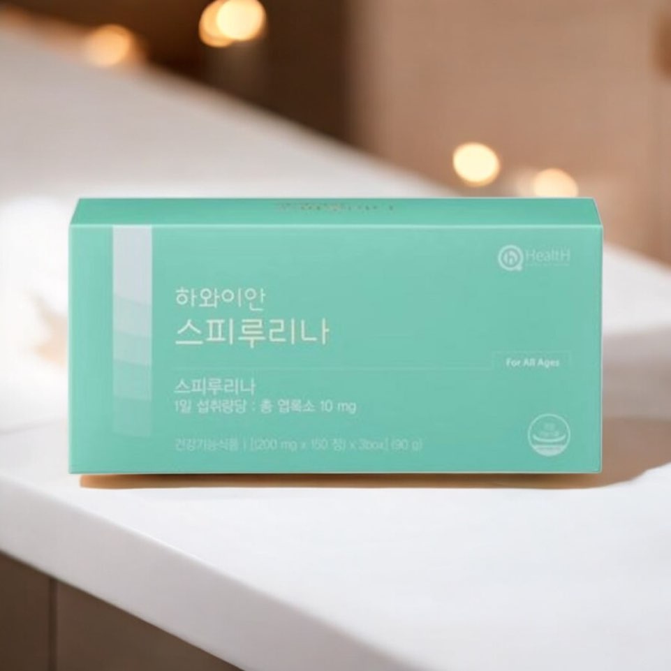 (오늘출고,무료배송)앨트웰 하와이안 스피루리나150정 3BOX : 뷰티풀클라우드