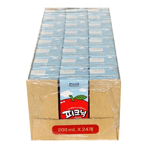 매일유업 피크닉 사과 200ml x 24팩 : 굿아이스크림