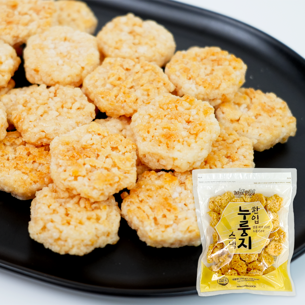 성찬식품 한입 누룽지 스낵 250g, 1개입, 1개 : 성찬식품