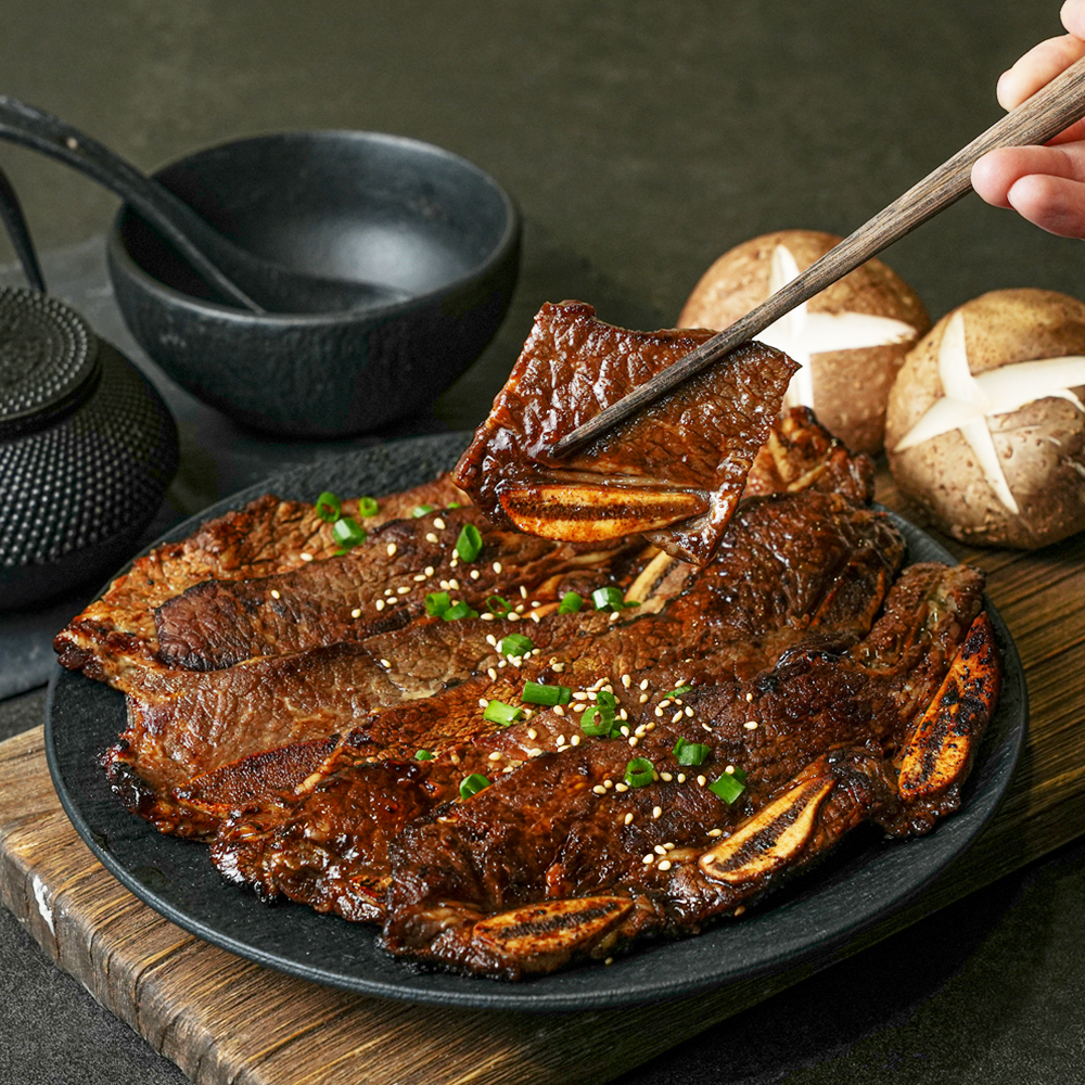설렘한입 LA갈비 2kg 블랙앵거스 초이스등급 꽃갈비 선물세트 : 설렘한입