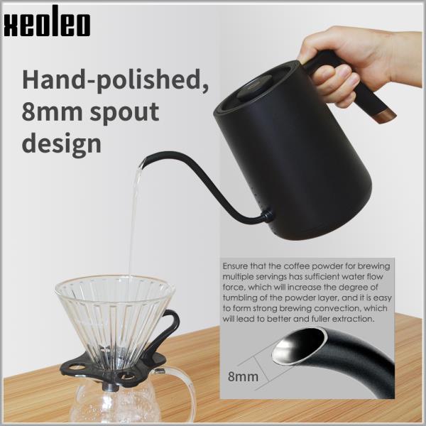 디지털 구즈넥 스마트 커피 주전자, 빠른 가열 포트, 전기 수제 양조 가변 온도, 700ml : 희망마켓상점