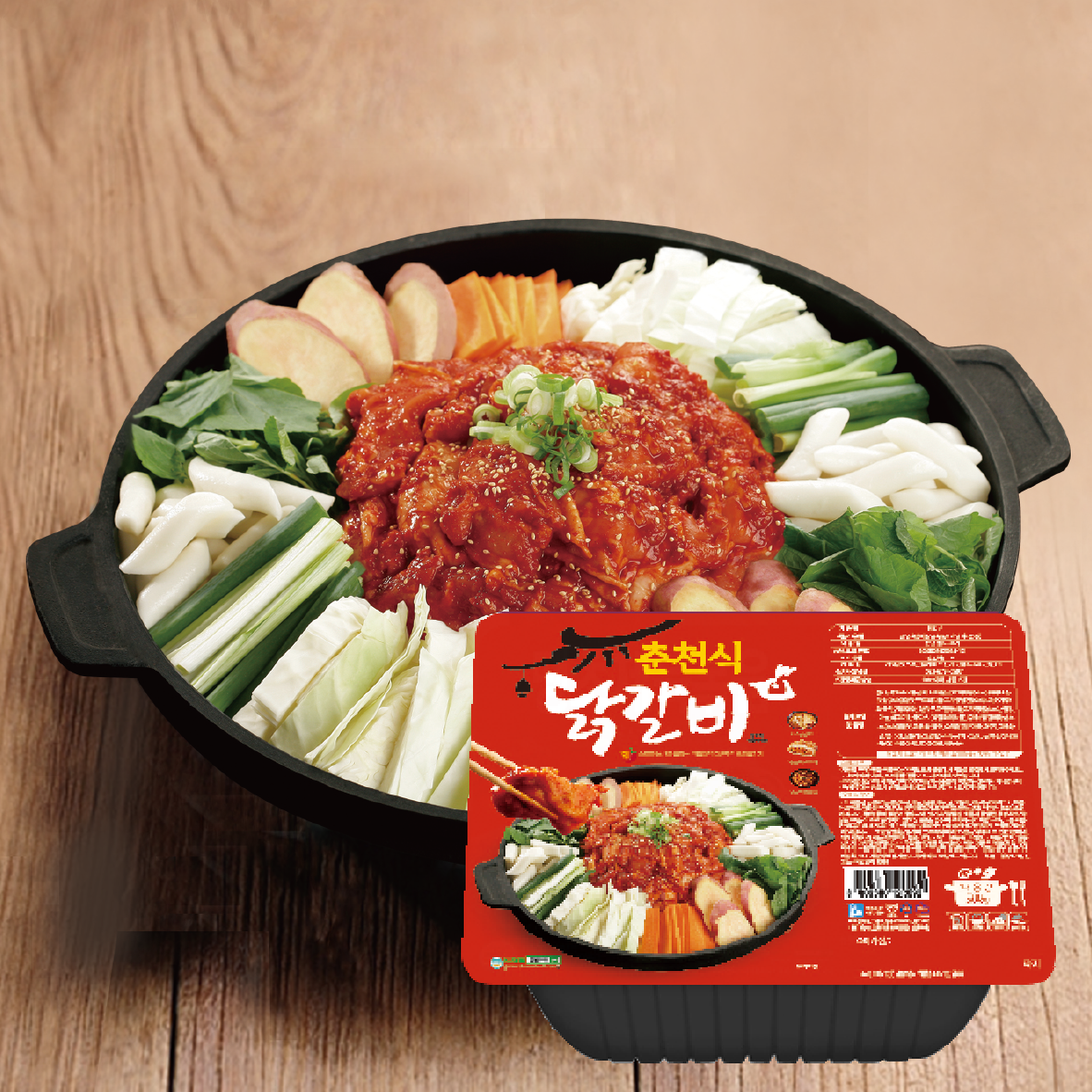 [참맛푸드] 닭갈비 500g 순살 춘천식닭갈비 치즈닭갈비 볶음밥 혼밥 혼술 야식 캠핑요리 : 주식회사 참맛푸드