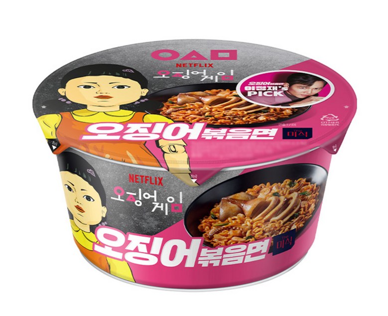[컵라면] 더 미식 오징어게임 볶음면(대컵) X 12개 : 편구대장