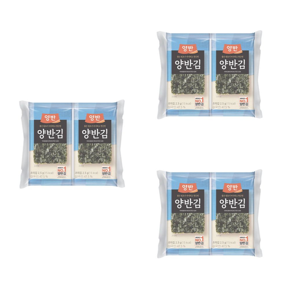 동원 양반김 4호 2.5g 96봉 : ohlike