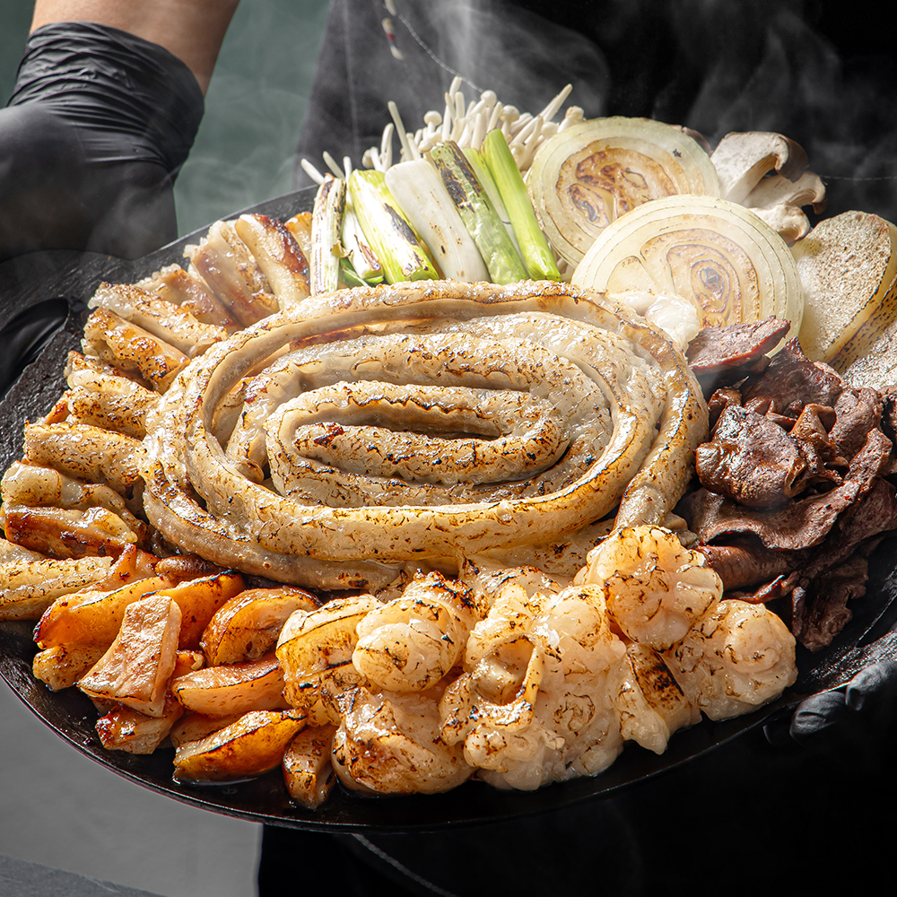 털보삼촌 안동 한우곱창 세트 1kg 소 곱창 대창 막창 염통 전골 여행 캠핑 홈파티 술안주 : 털보 삼촌