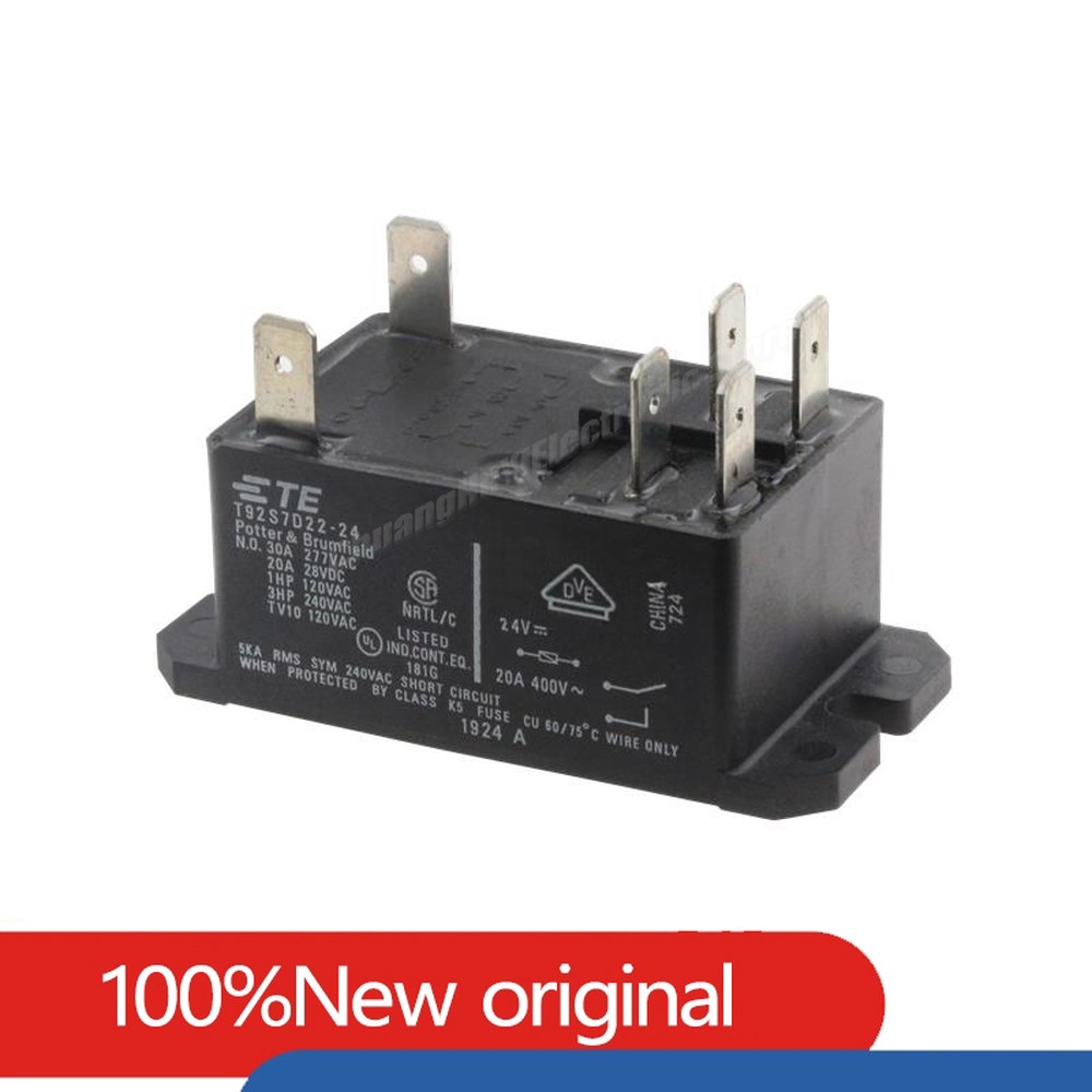 스틸엣지 100 파워 릴레이 T92P7D22 12 12VDC 24VDC 30A 250VAC 6PIN 범용 24 2 폼 A DPST NO T92P7D2212 : 직구클로젯2