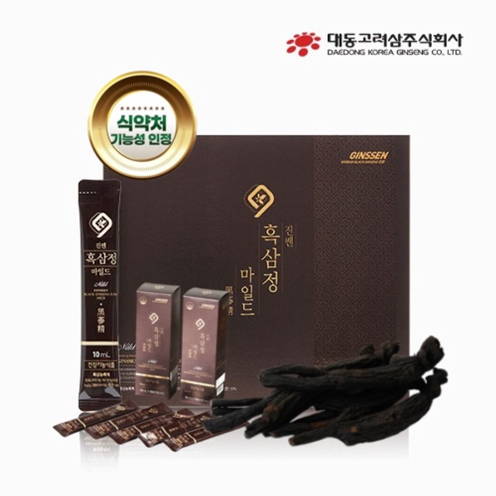 대동고려삼 진쎈 흑삼정 마일드 구증구포 6년근 30포 : 뷰띠끄제이